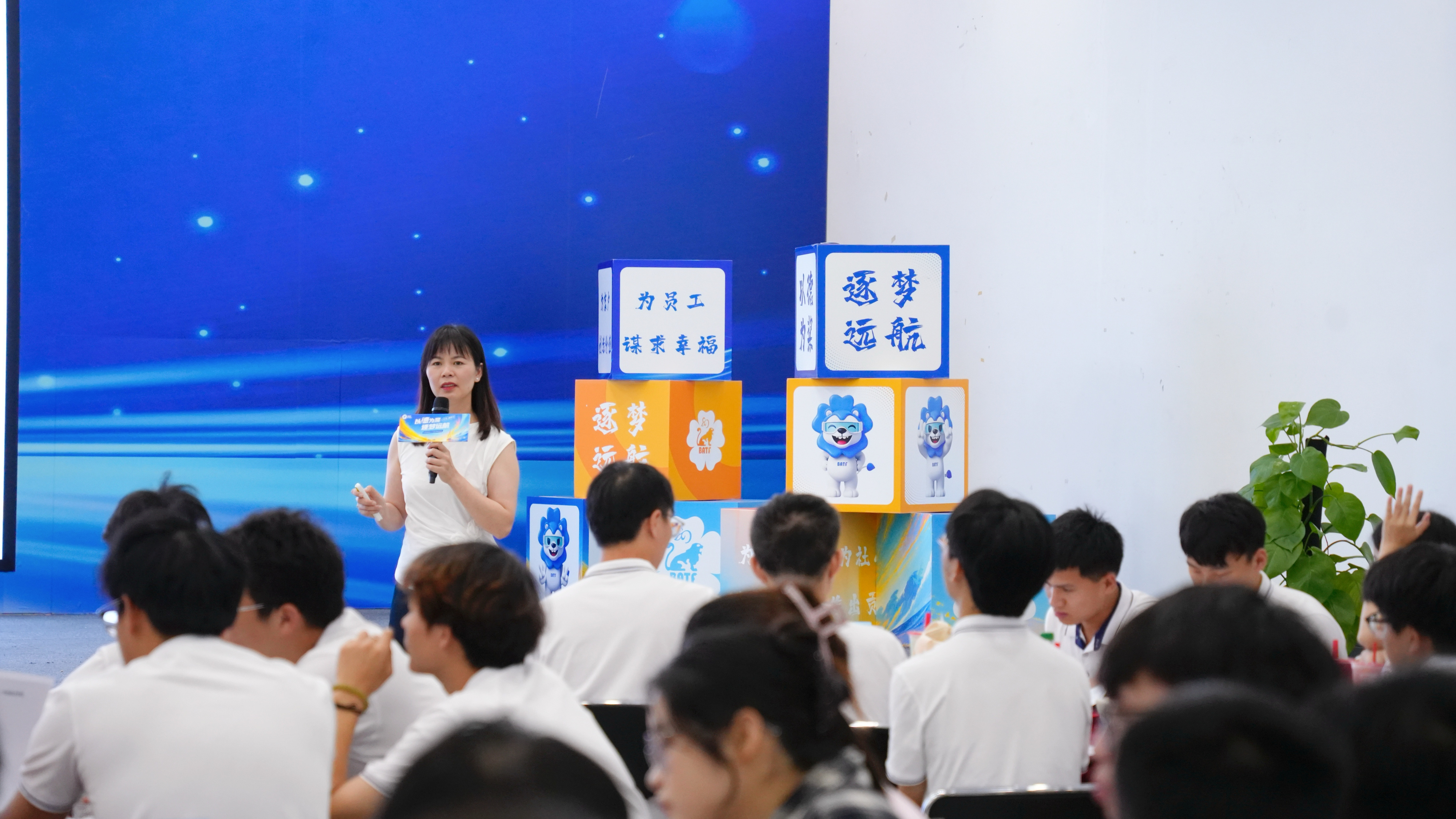 何老师在巴德富新员工AI入职辅导中分享